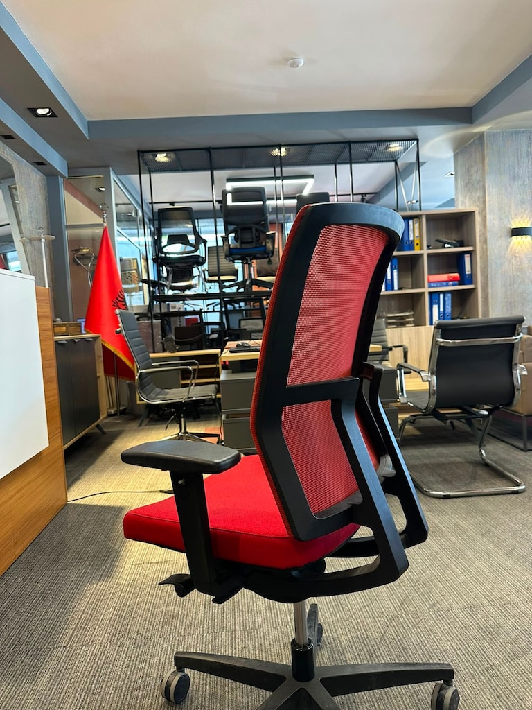 KLAS OFİS ÜSKÜDAR NURUS ME TOO KIRMIZI ÇALIŞMA KOLTUĞU - 4