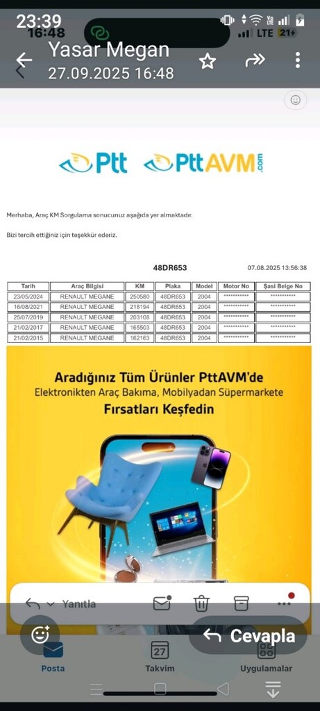 Değişen siz Megane 2 panoramik cam tavan - 19
