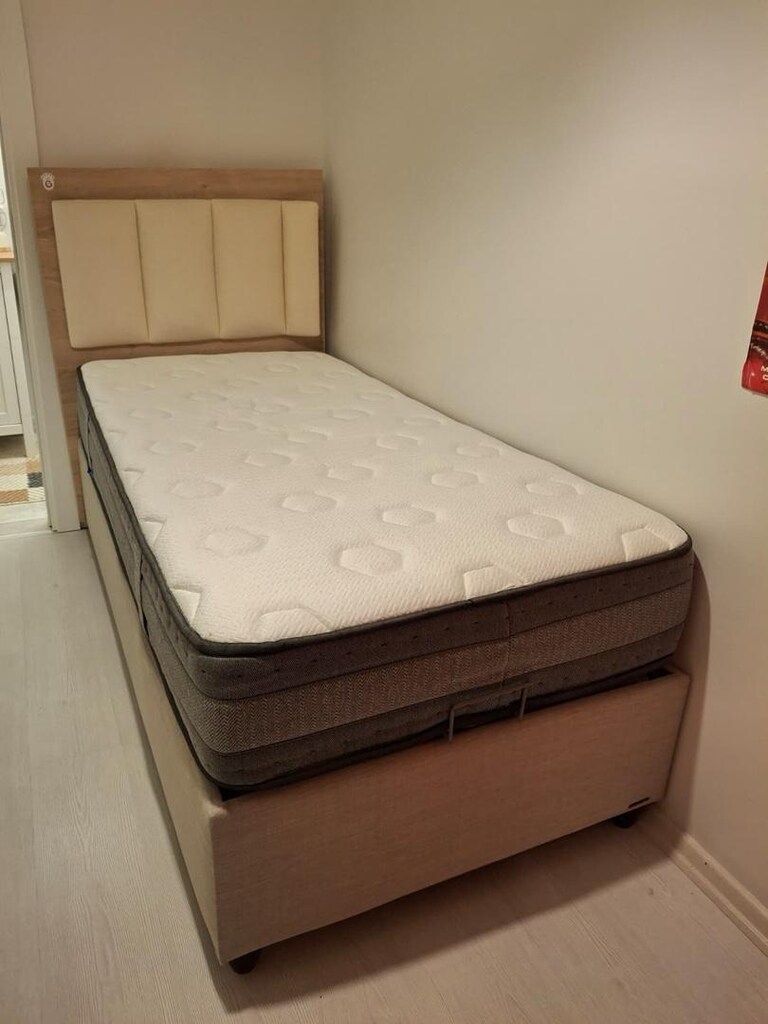 -Bedava- Pazarlık vardır, hiç kullanılmamış baza başlığı+baza+yatak - 2