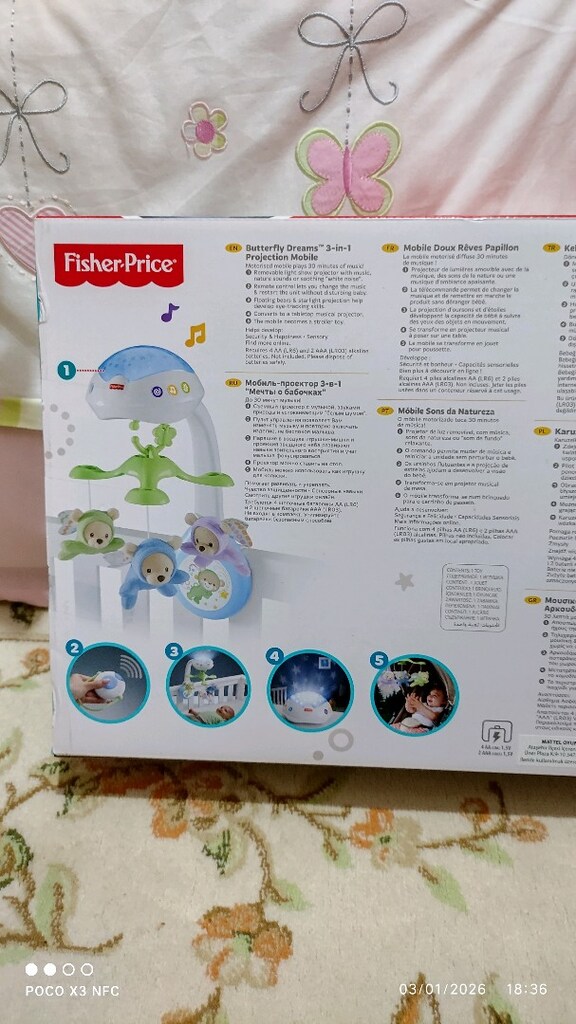 (Fisher Price) Sesli ve Işıklı Dönence - 2