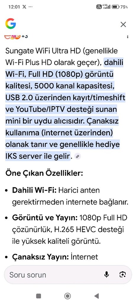 Çok özellikli full HD uydu alıcısı - 10