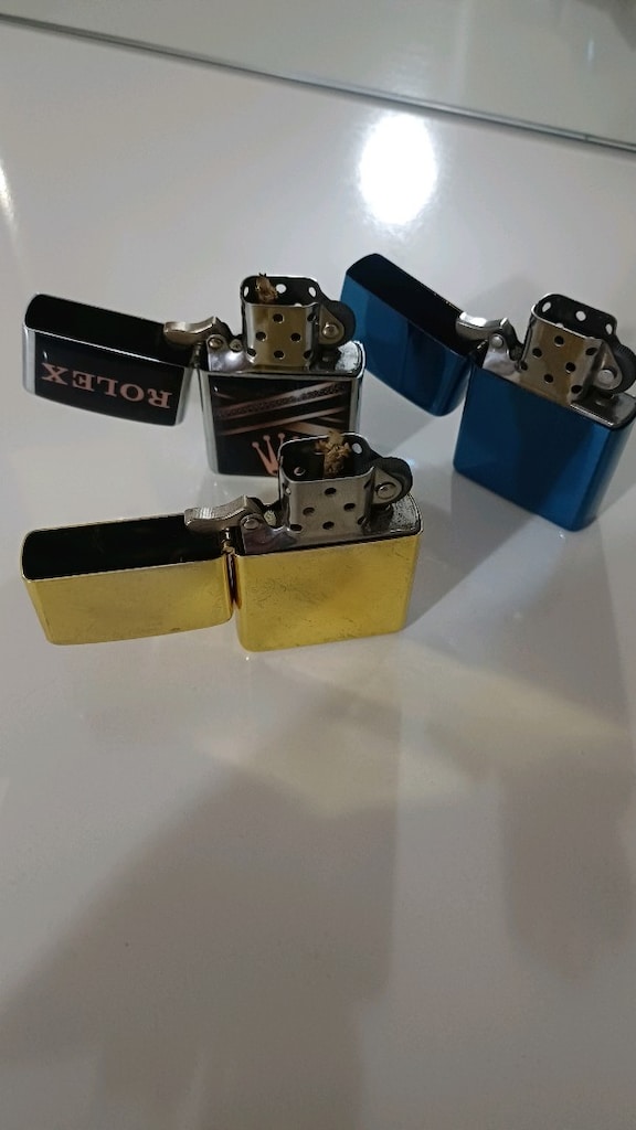 3 adet zippo çakmak - 3