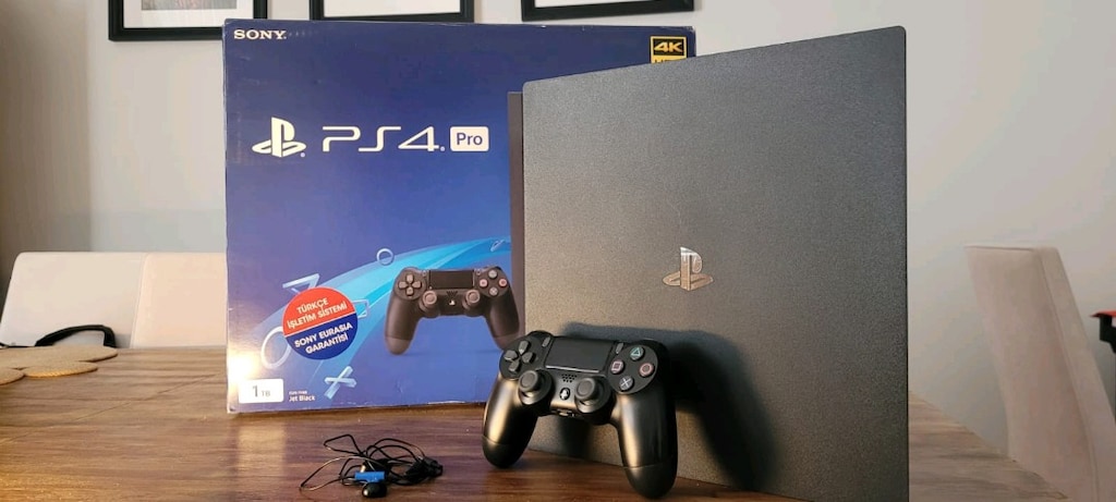 PS4 Pro Cuh-7116B 1TB Orijinal Kutu&Dual Shock 4 V2+Oyun - 6