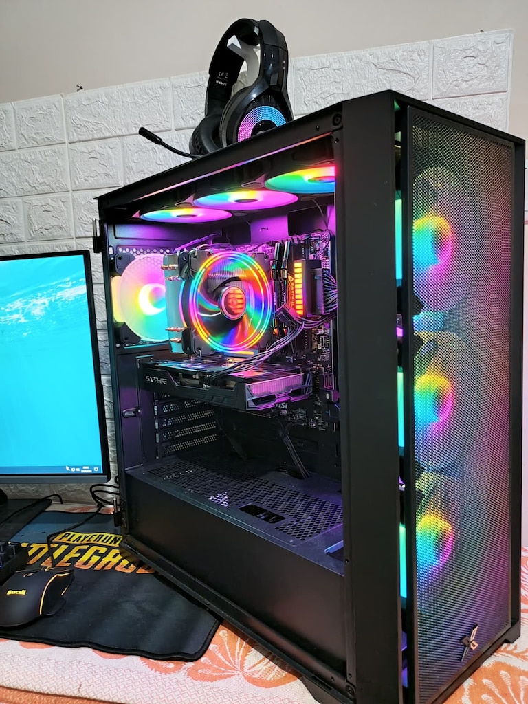 RYZEN 7 5700X + 16 GB RAM + 512 GB SSD + RX 5500 XT GAMİNG SET - 2