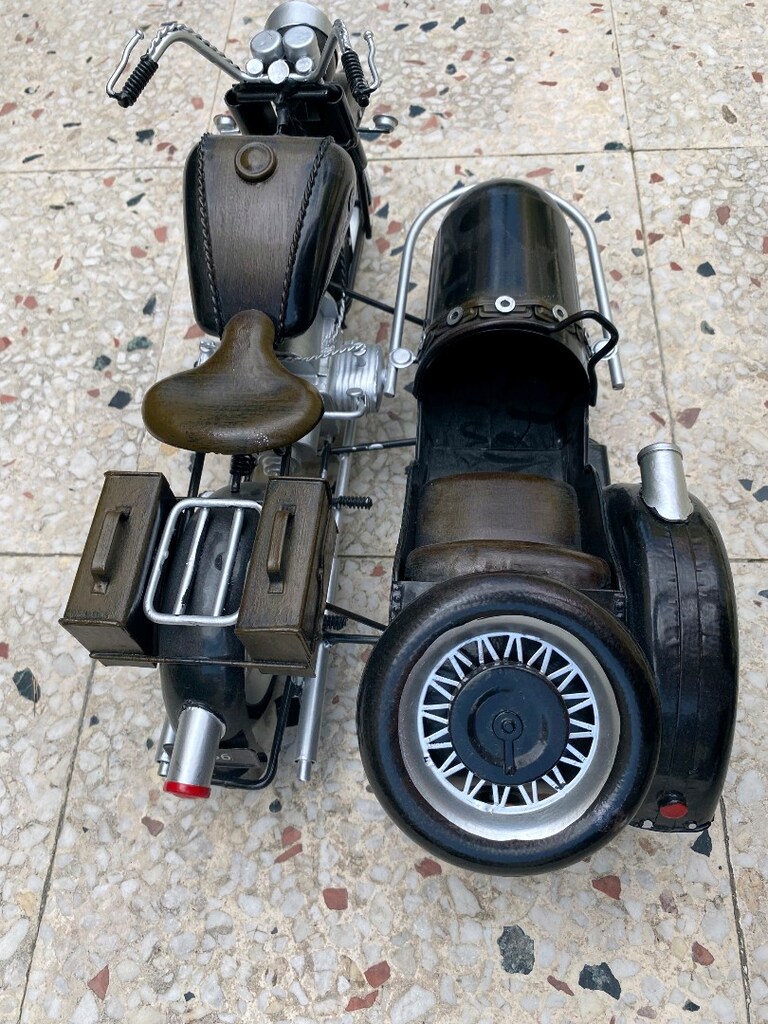 YENİ SEPETLİ METALİK MOTOR 32 cm uzunlukta - 5