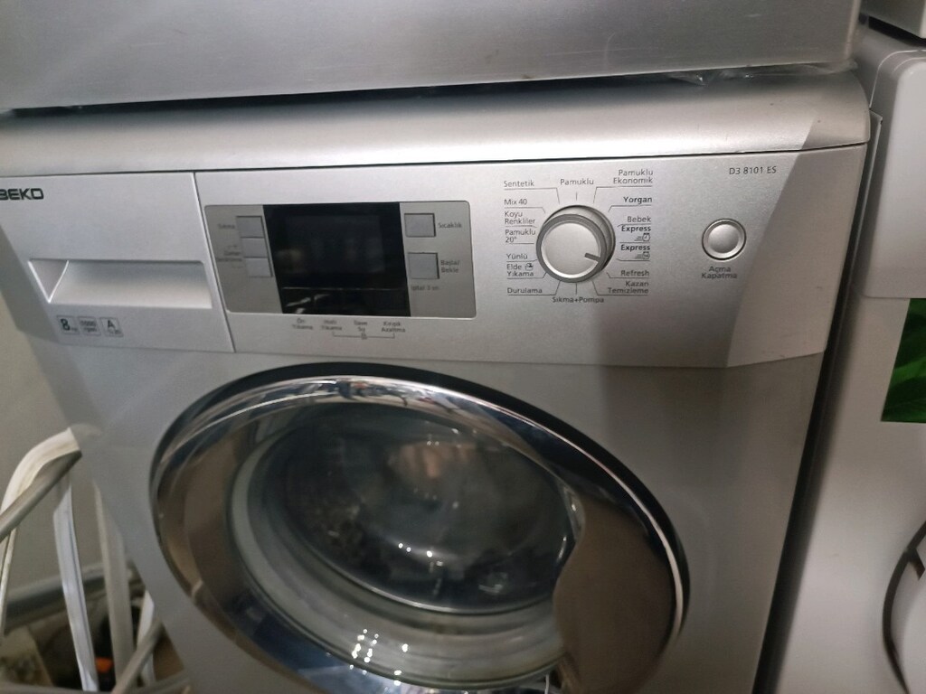 Beko gri 8 kg A+++ 1000 devir çamaşır Makinesi - 5