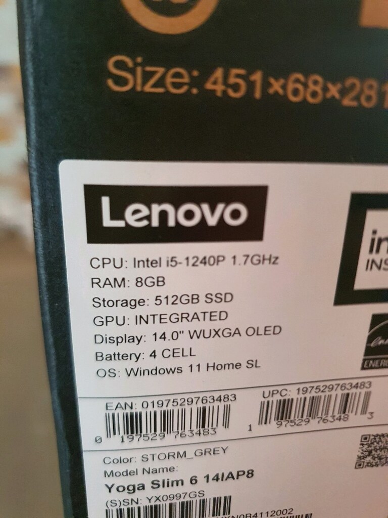 Lenovo Yoga Slim 6 14IAP8 dizüstü bilgisayar - 11