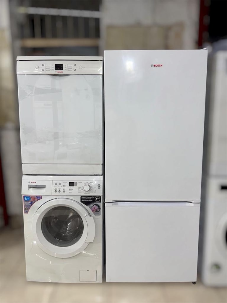 BOSCH 3’LÜ BEYAZ EŞYA SETİ – ÇAMAŞIR + BULAŞIK + BUZDOLABI - 3