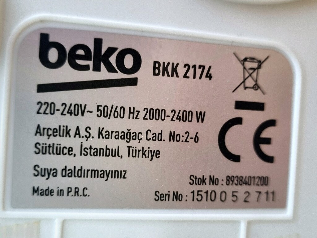 Beko BKK 2179 2400 W Buhar Kazanlı Ütü } - 9