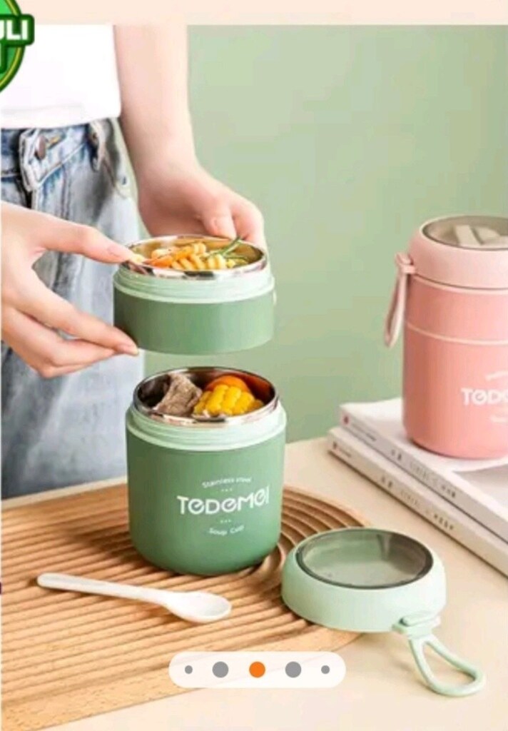 Tantitoni yemek taşıma kabı. Çelik Yemek kabı. Tertemiz. - 4