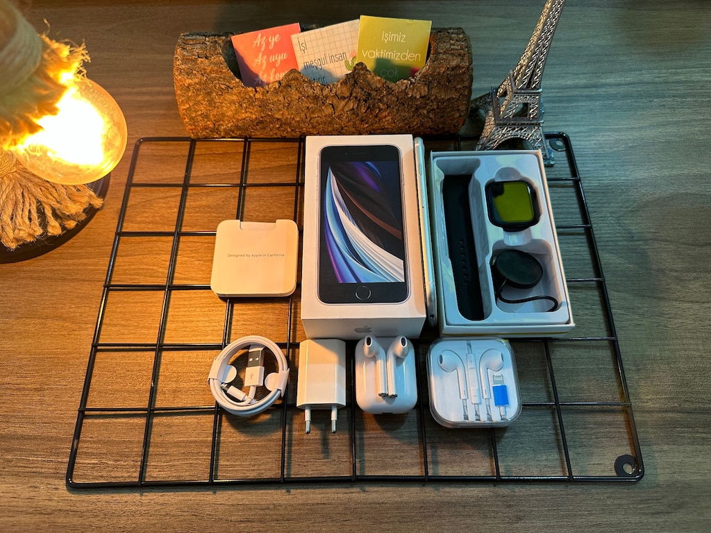 FULL AKSESUARLI İPHONE SE 2.NESİL WHİTE - 5