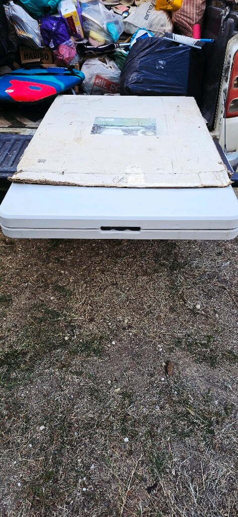 SUNFUN 180x75x74 BEYAZ KATLANIR KAMP PİKNİK MASASI - 3