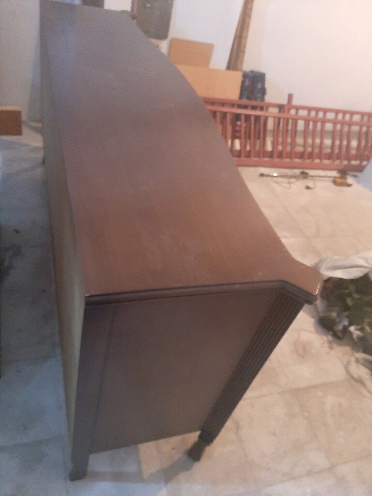 konsol vitrin ahşap - 2
