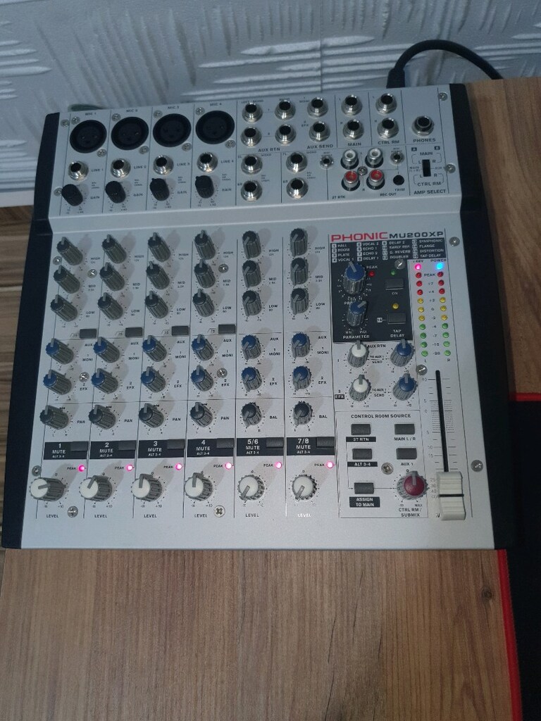 POWER MİKSER PHONİC MU200 XP - 6
