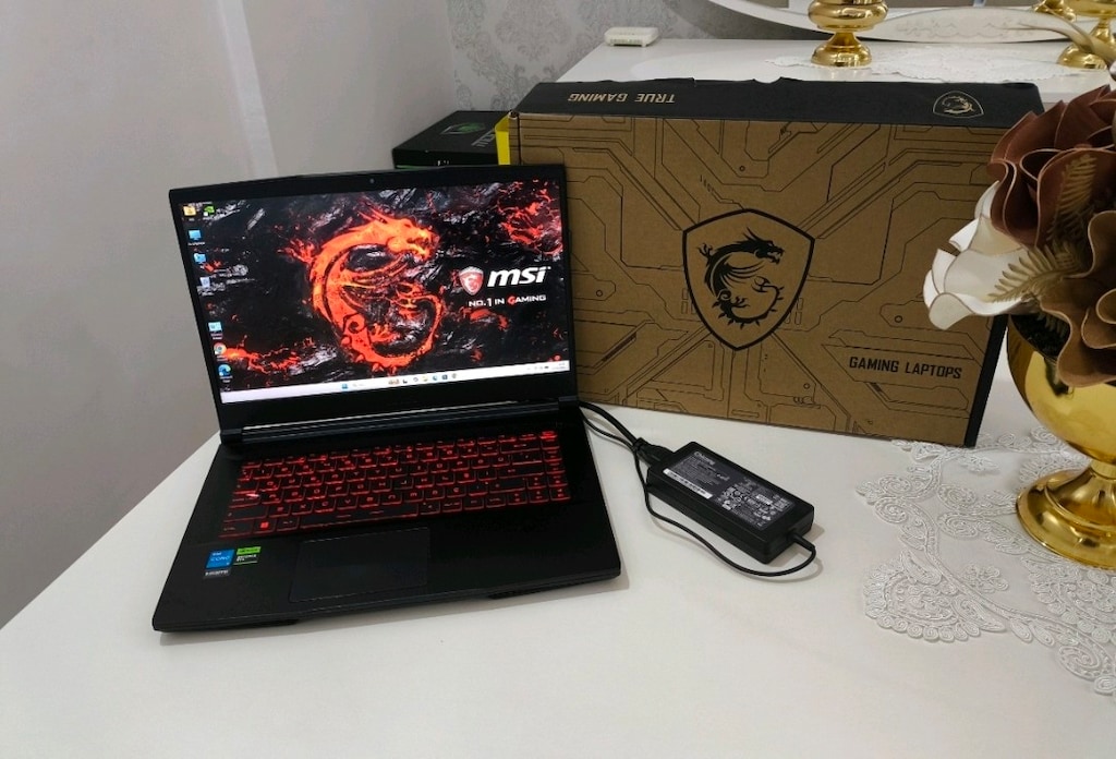 i5 12. Nesil MSI G@ming 16 GB RAM tam bir oyun canavarı laptop - 2