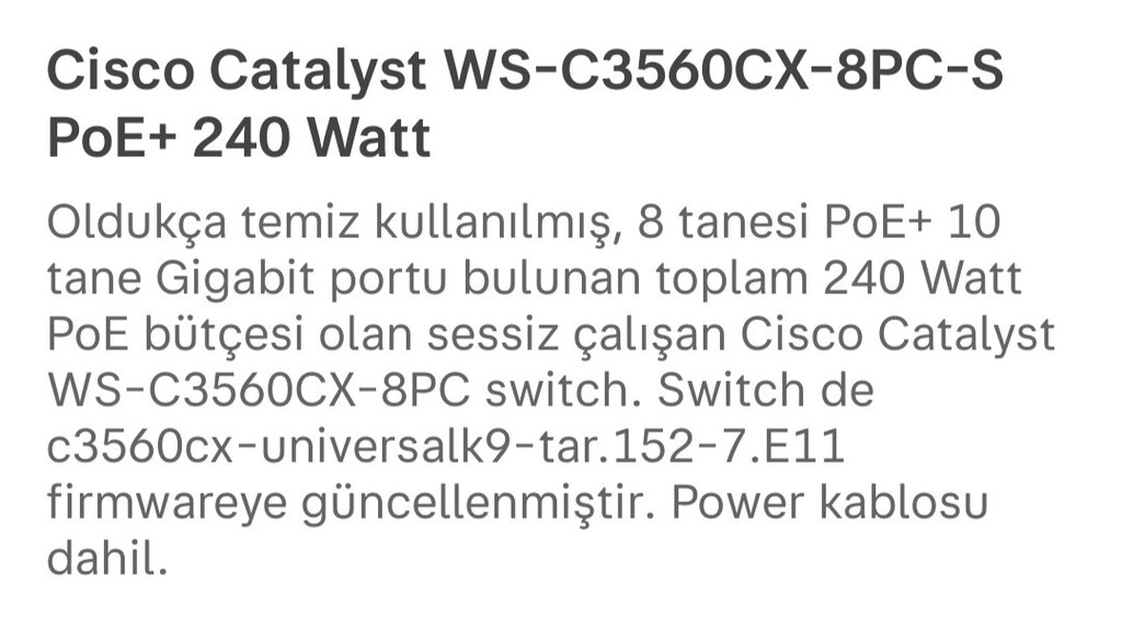 switch tiandy switch Cisco - 20