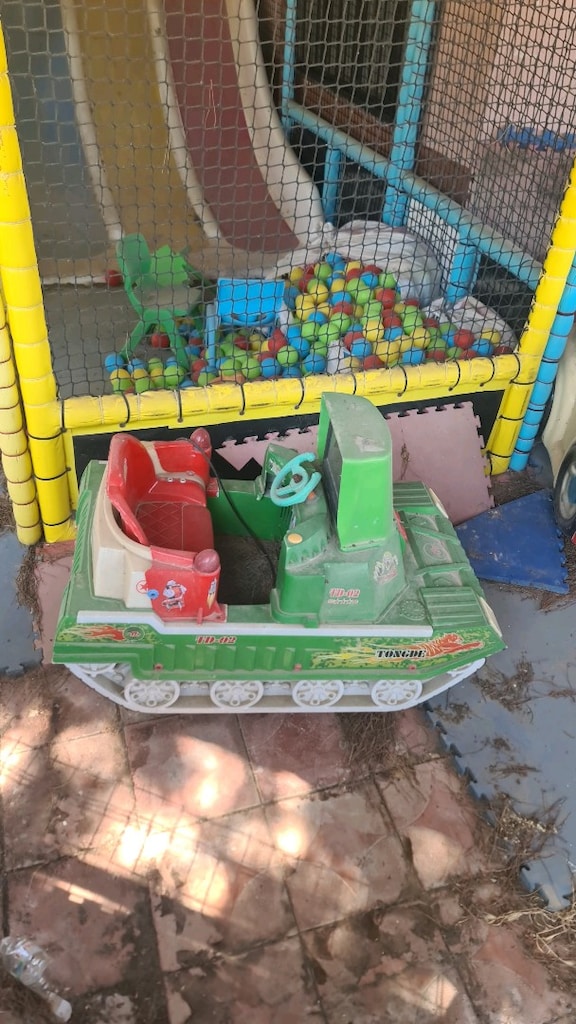 çocuk oyun parkı top havuzu langırt Air hokey , tranbolin , elektrikli - 9