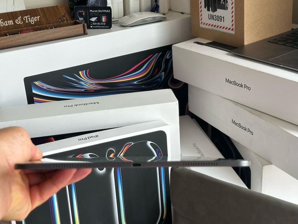 Apple ipad pro 13” 256 gb space black kutulu ve temiz - 5