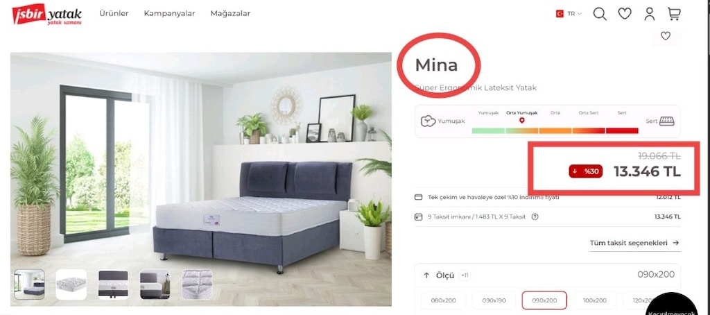 İşbir Yatak Mina Modeli - 5