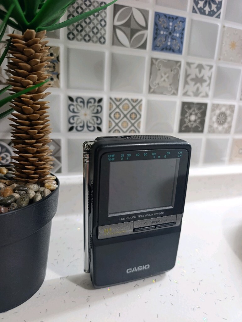 Vintage Casio Ev-500 Serisi Cep Tv - 12