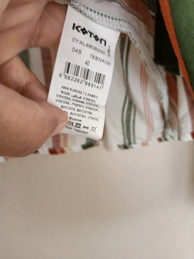 Koton marka 40 beden uzun kollu gömlek - 7
