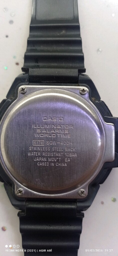 Casio dijital analog sgw 400h orijinal - 2