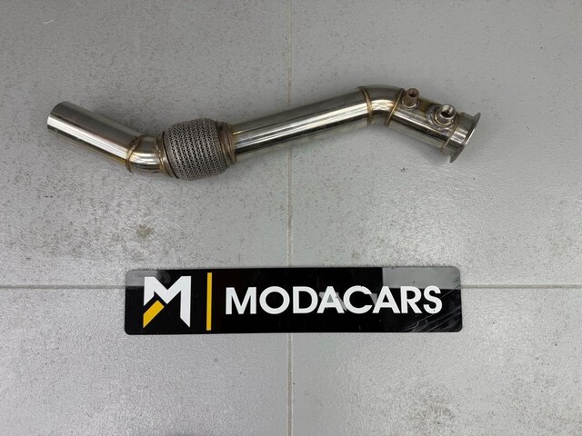 BMW F10 - F30 - E90 uyumlu krom downpipe