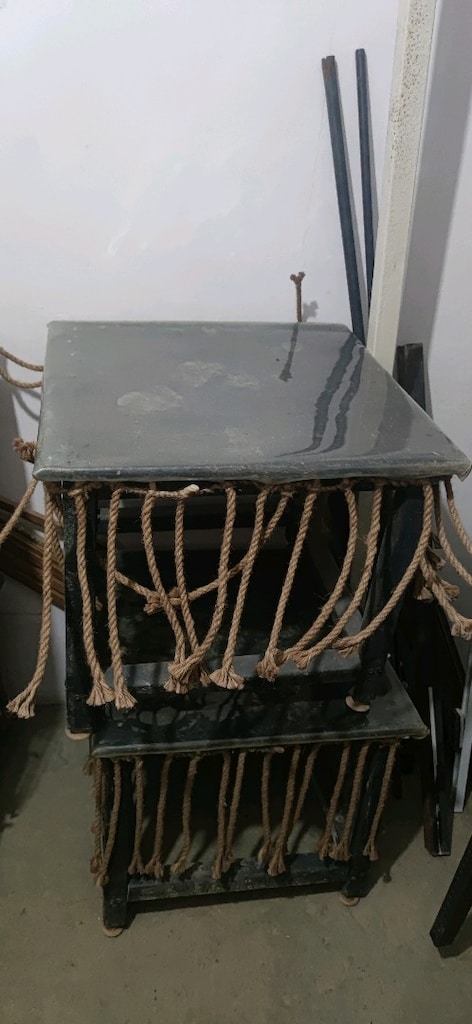 Ahşap eskitme ahşap sehpa - 3