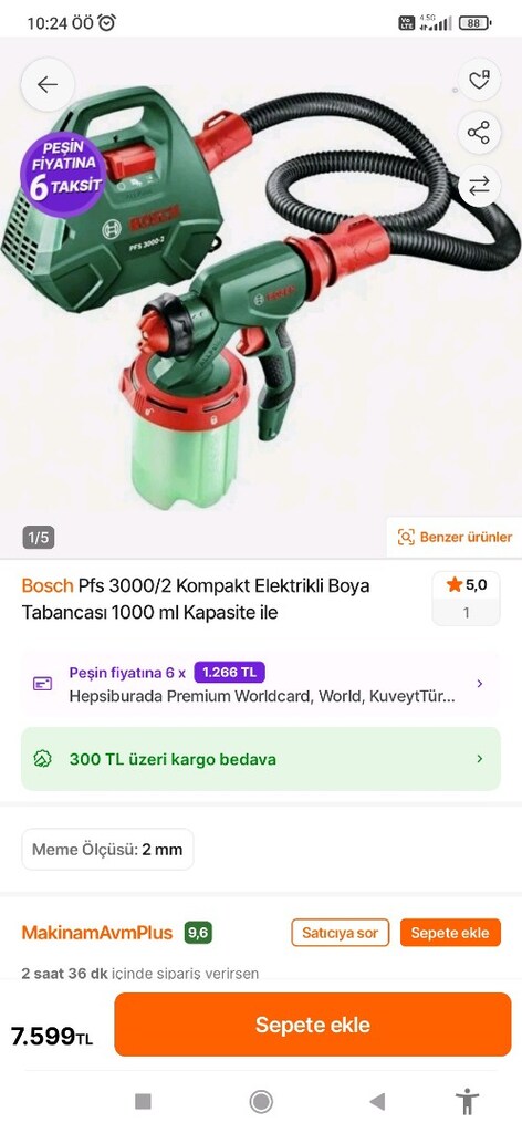 pfs 3000-2 elektrikli boya tabancası - 8