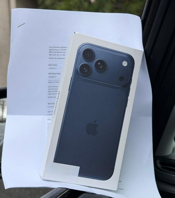 İPhone 17 Pro Max 256 GB Yurt içi Sıfır Kapalı Kutu İlk gelen alır
