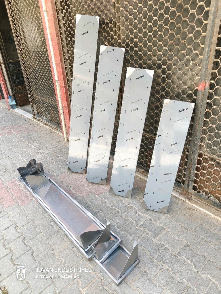 tek katlı duvar rafı krom duvar raf endüstriyel hazır mutfak duvar raf - 9