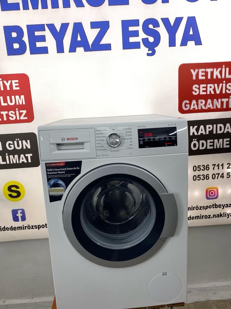 BOSCH ÇAMAŞIR MAKİNESİ 9 KG /SERİ 6 ADRESE TESLİM - 2