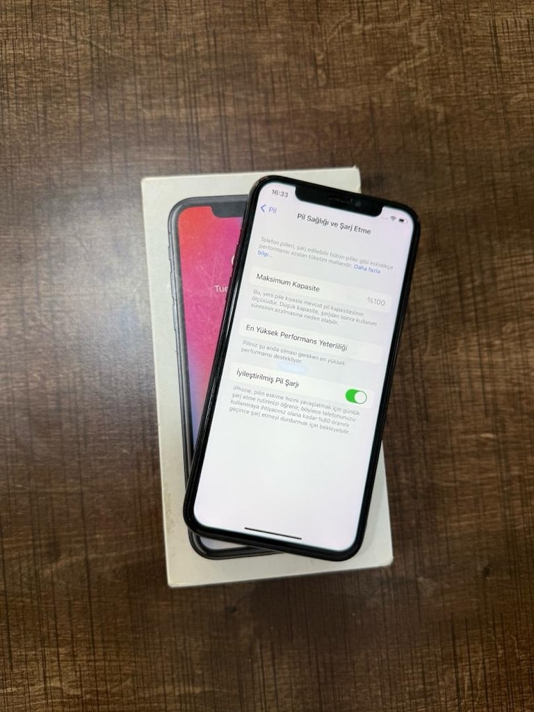 İPHONE X SİYAH 64 GB YURTİÇİ PİL 100 FACE İD AKTİF - 6
