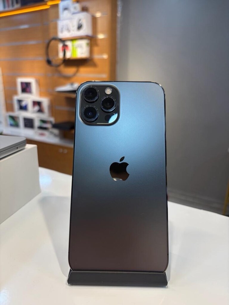 İPhone 12 Pro Max Siyah 128 Gb Pil%84 Hatasız ASM STORE - 3