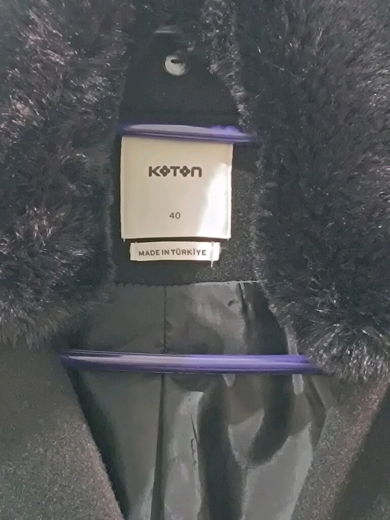 KOTON marka 40 beden kaşe kaban - 2