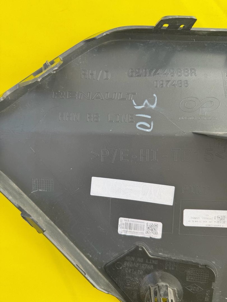 Renault austral sağ ön tampon bandı çıkma orjinal hatasız - 5