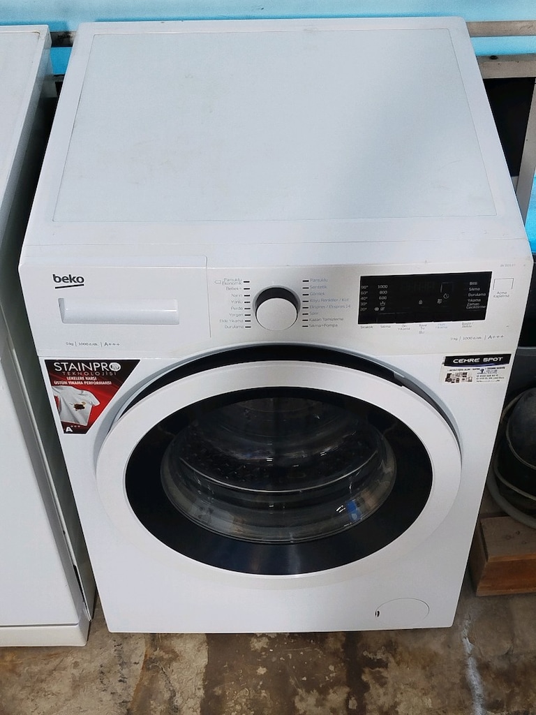 BEKO 9 KG ÇAMAŞIR MAKİNESİ İZMİR İÇİ 3 AY GARANTİMİZ VARDIR - 9