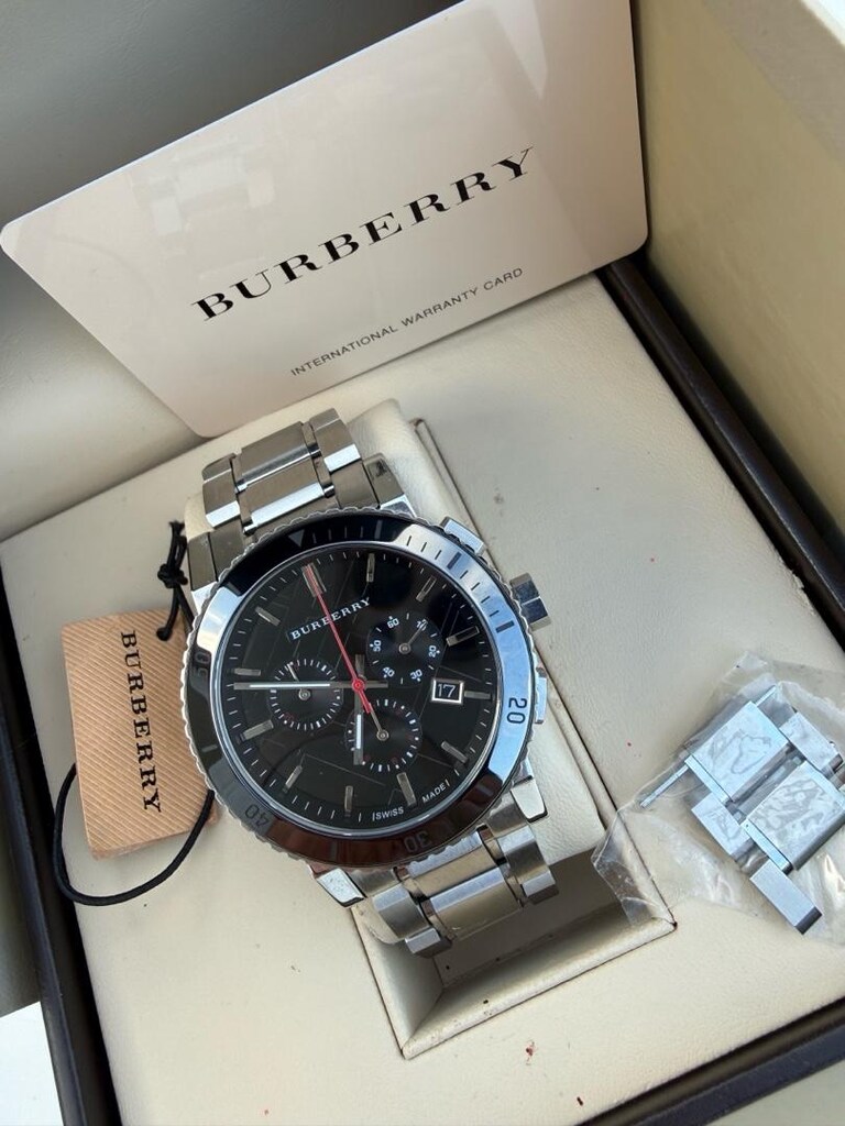 ORJİNAL BURBERRY SWİSS MADE ERKEK KOL SAATİ - 2