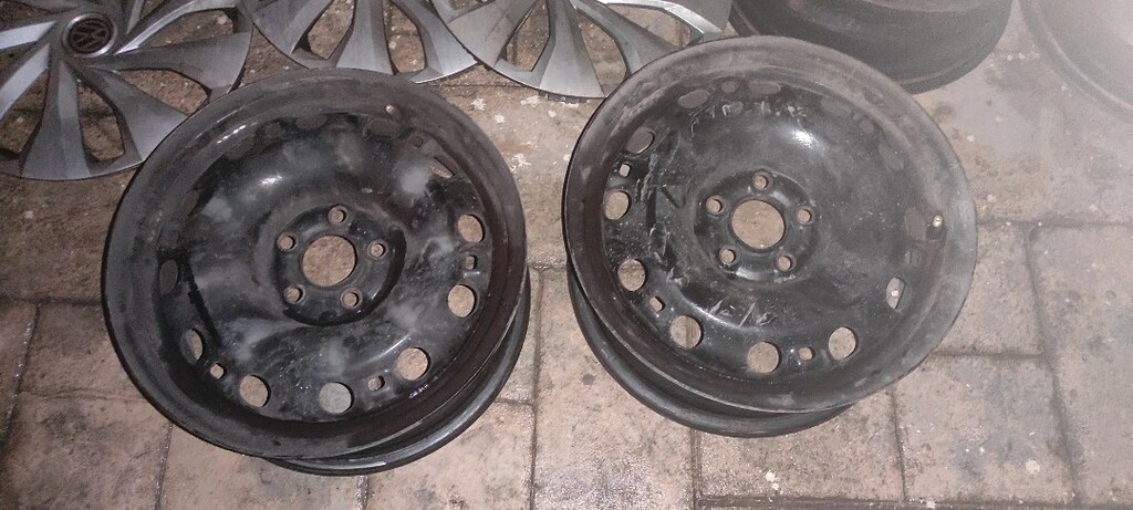 5x100 15 inch polo teneke jant kapak - 2