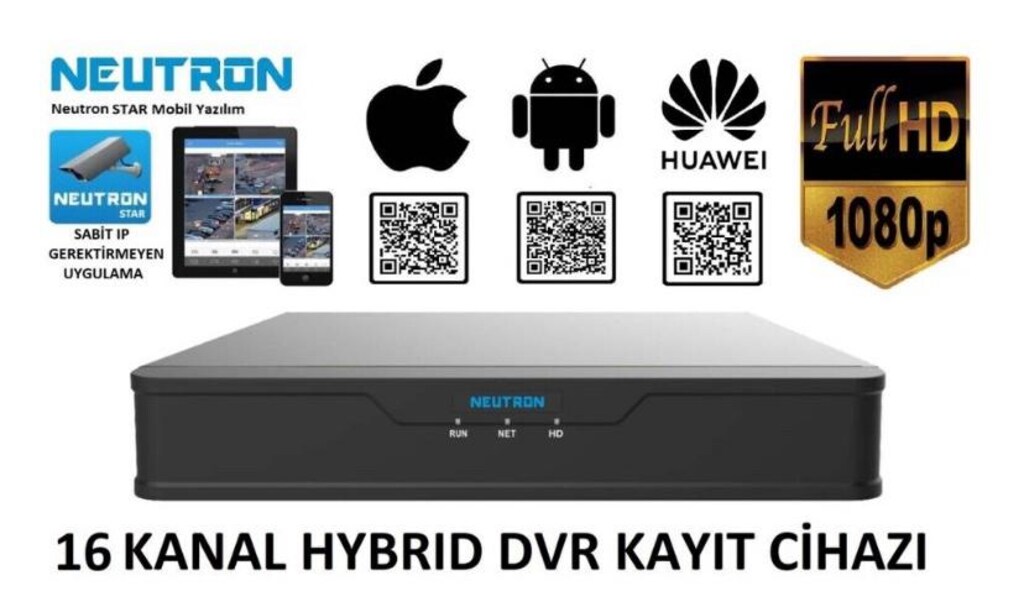 Neutron 16 kanal ahd kamera kayıt cihazı - 2