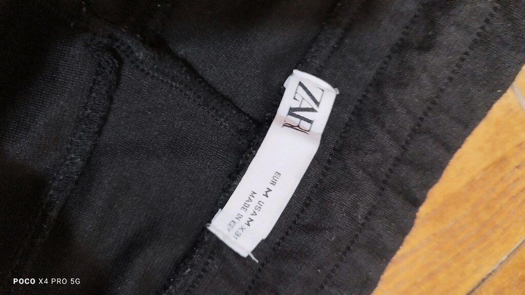 #Zara slim fit likralı eşofman pantolonEni çekilince 46  Boyu 92 ??? - 4