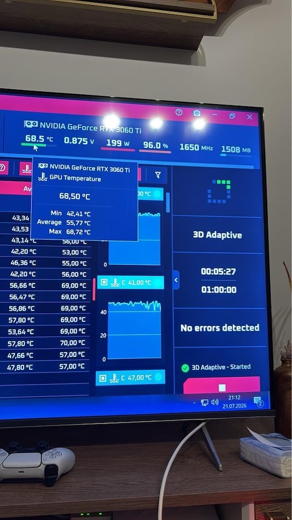 SATILIK OYUNCU BİLGİSAYARI – RTX 3060 Ti / i5-10400F - 6