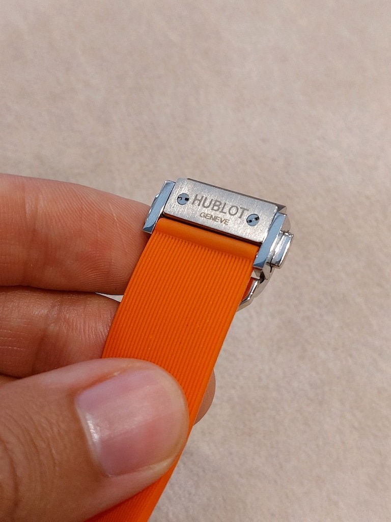 Hublot turuncu bayan saat - 5