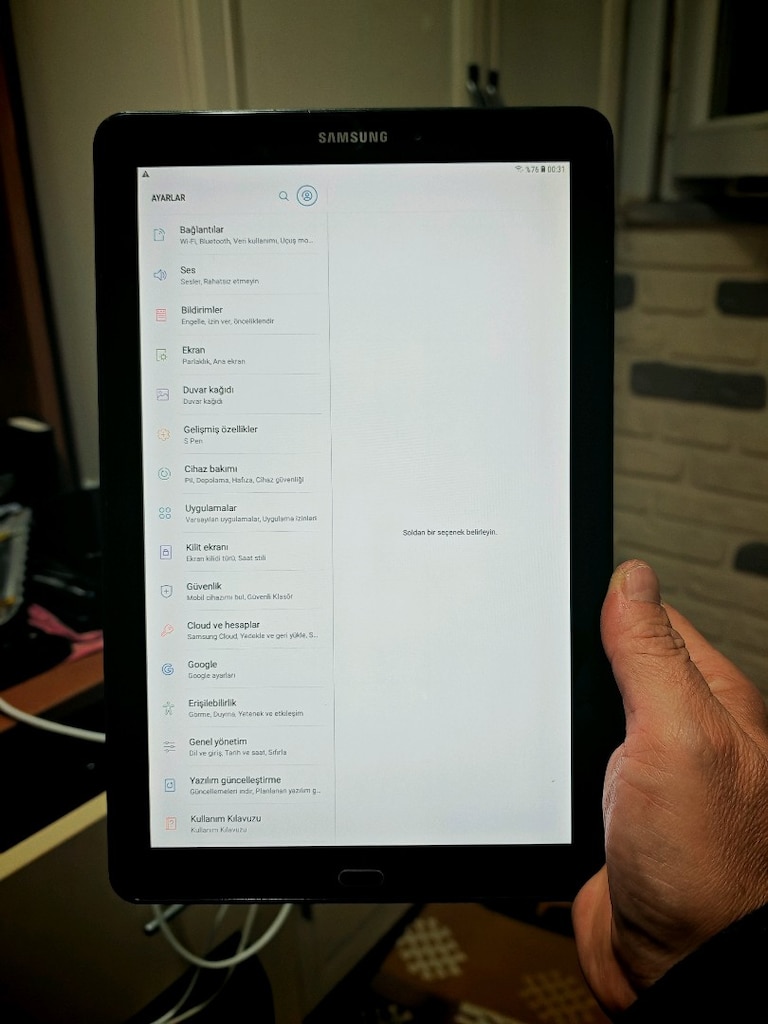 10.1 inç Kalemli Samsung sm-p580 Tablet - 4