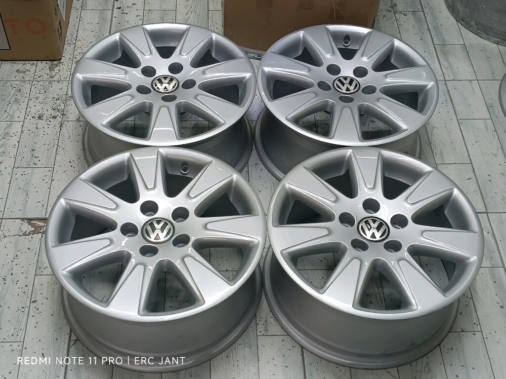 17 - 5x112 VW JETTA CADDY PASSAT ORJİNAL JANT TAKIMI - 9