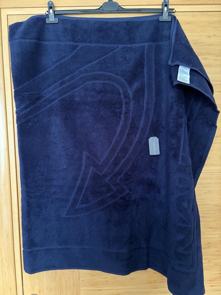 Orijinal nautica plaj havlusu unisex model sıfır etiketli - 3