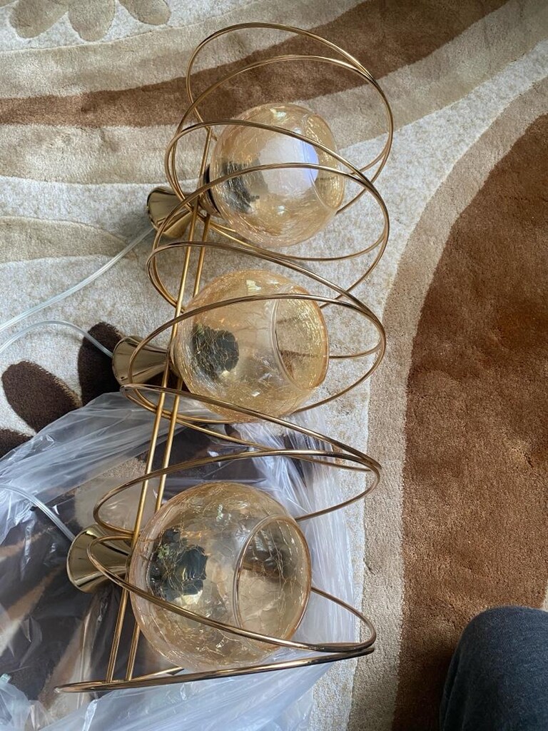 Celine 3 lü Cam Avize - 5