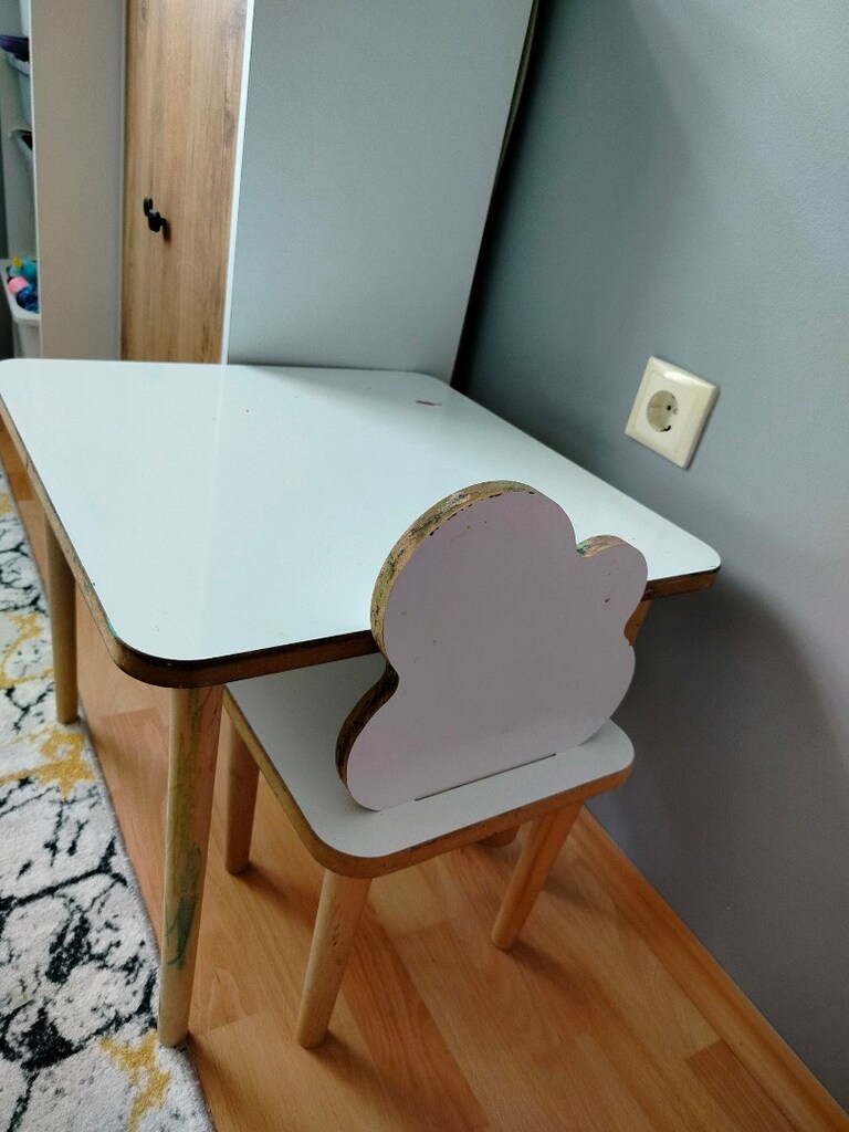 Montessori aktivite çalışma masası / kitaplık / mutfak / puset / ayı - 3
