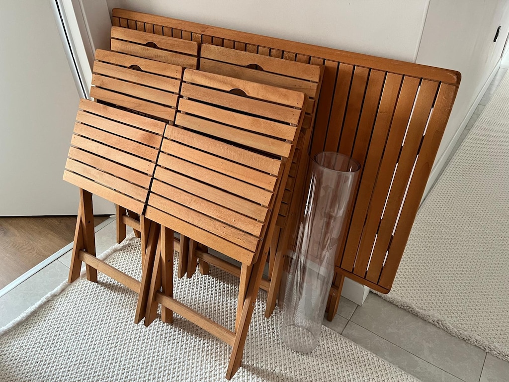 Ahşap Masa Takımı ( Bahçe Balkon ) - 3