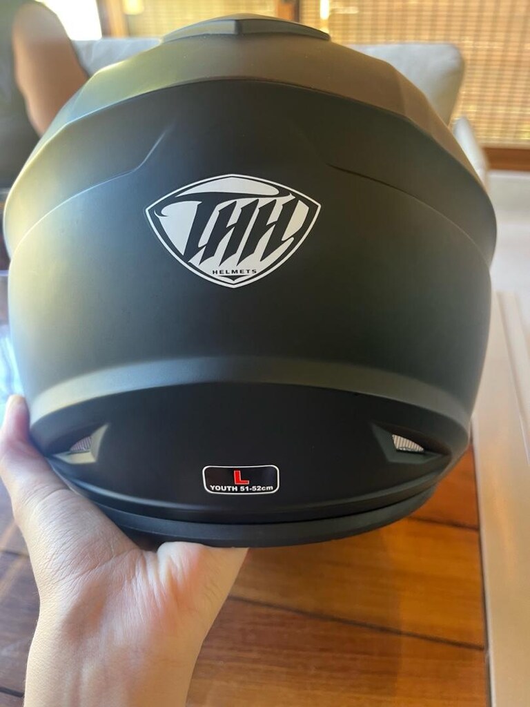 THH full face çocuk motosiklet kaskı. - 4